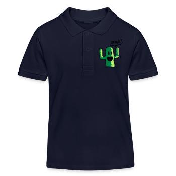 snuggle - Kinder Organic Poloshirt Mini Sprinter von Stanley/Stella - Navy - Vorne