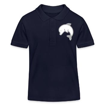 Marine Conservation - Kids Organic Polo Shirt by Stanley/Stella - navy - Front