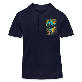 Galaxy Nebula NGC 5189 Galaxie Nebel Nerd Astro - Kinder Organic Poloshirt Mini Sprinter von Stanley/Stella - Navy - Vorne