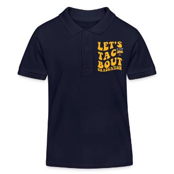 Let's Taco Bout Graduation Abschlussfeier - Kinder Organic Poloshirt Mini Sprinter von Stanley/Stella - Navy - Vorne