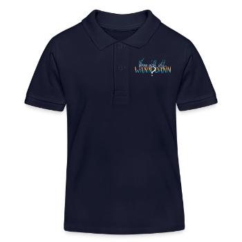 Wenn nicht jetzt, wann dann? Happiness positivity - Kinder Organic Poloshirt Mini Sprinter von Stanley/Stella - Navy - Vorne