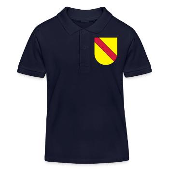Baden Wappen Badnerwappen - Kinder Organic Poloshirt Mini Sprinter von Stanley/Stella - Navy - Vorne