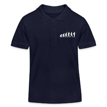 Evolution - Apiculteurs - Abeilles - Apiculture - Polo enfant bio Stanley/Stella - bleu marine - Devant