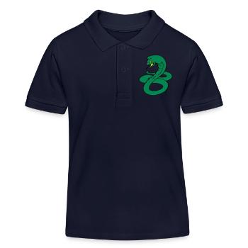 Cobra - Polo enfant bio Stanley/Stella - bleu marine - Devant