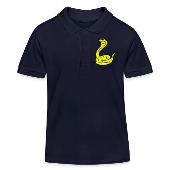 Serpiente - Polo enfant bio Stanley/Stella - bleu marine - Devant