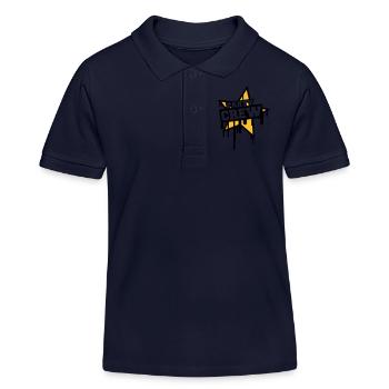 Party Crew - Kinder Organic Poloshirt Mini Sprinter von Stanley/Stella - Navy - Vorne
