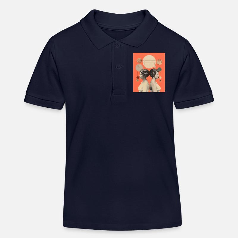 Gémeaux - Polo enfant bio Stanley/Stella - bleu marine