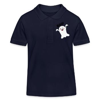 geist 01 - Kinder Organic Poloshirt Mini Sprinter von Stanley/Stella - Navy - Vorne