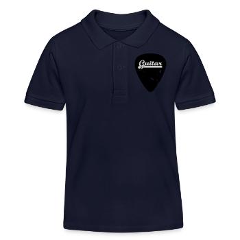 guitar - Kinder Organic Poloshirt Mini Sprinter von Stanley/Stella - Navy - Vorne