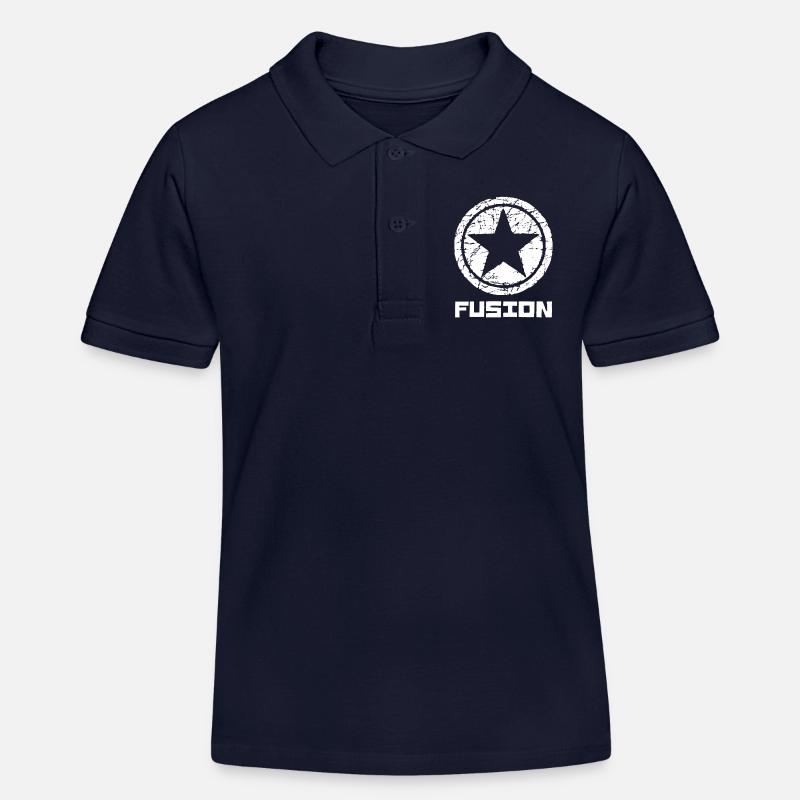 Fusion - Polo enfant bio Stanley/Stella - bleu marine