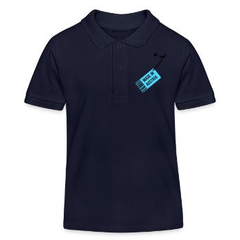Fait dans le T-shirt Autriche - Polo enfant bio Stanley/Stella - bleu marine - Devant