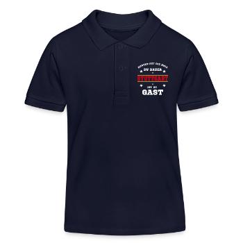 Stuttgart Fussball Fan Stadion - Kinder Organic Poloshirt Mini Sprinter von Stanley/Stella - Navy - Vorne