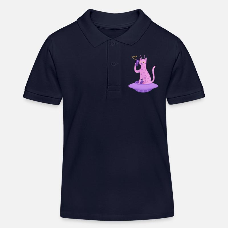 TENDRE #1 - Polo enfant bio Stanley/Stella - bleu marine