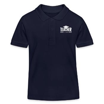 Enseignant Enseignant École Profession - Polo enfant bio Stanley/Stella - bleu marine - Devant
