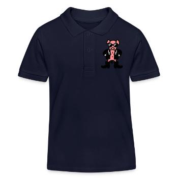 Truie frais - Polo enfant bio Stanley/Stella - bleu marine - Devant