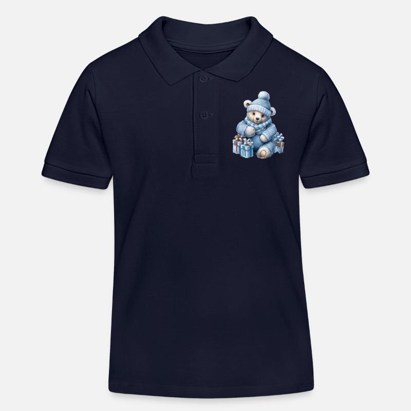 blue teddy 4 - Kinder Organic Poloshirt Mini Sprinter von Stanley/Stella - Navy
