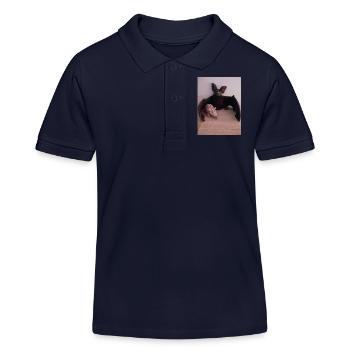 Night Wing Bat and Mouse - Kids Organic Polo Shirt by Stanley/Stella - navy - Front