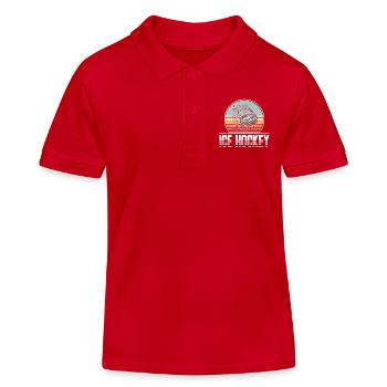 Eishockey Hockey sur glace - Polo enfant bio Stanley/Stella - rouge - Devant