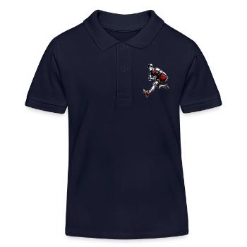 Basketball Basketball Players - Kids Organic Polo Shirt by Stanley/Stella - navy - Front