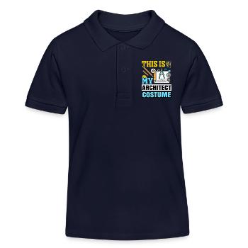 Architect - Kids Organic Polo Shirt by Stanley/Stella - navy - Front
