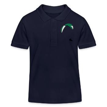 Paraglider XC - Kids Organic Polo Shirt by Stanley/Stella - navy - Front