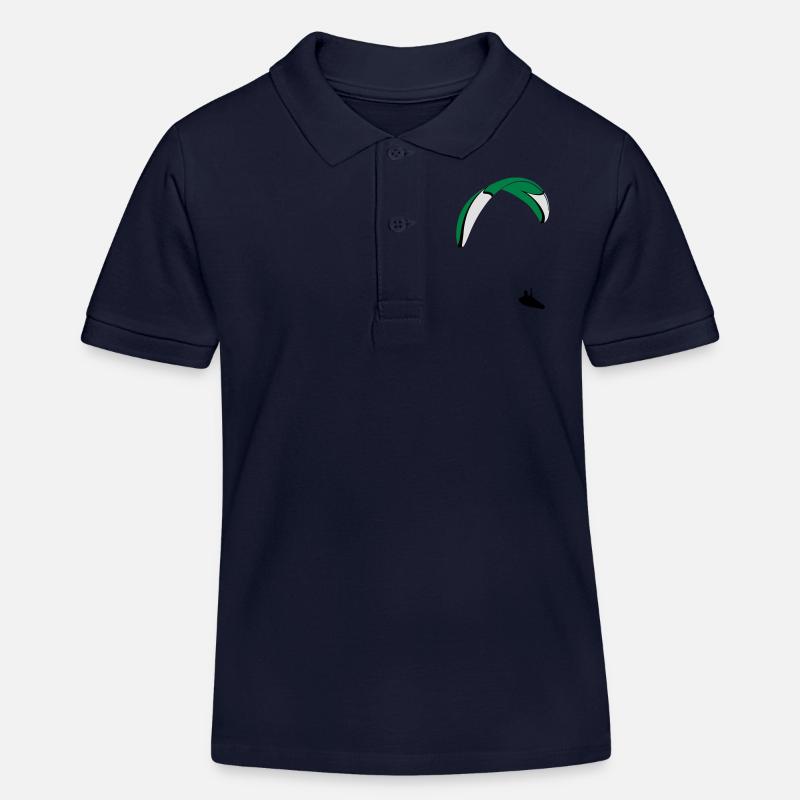 Paraglider XC - Polo enfant bio Stanley/Stella - bleu marine