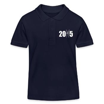 2025 - Kinder Organic Poloshirt Mini Sprinter von Stanley/Stella - Navy - Vorne
