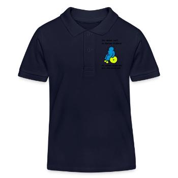 Vos enfants vont choisir votre maison de soins - Polo enfant bio Stanley/Stella - bleu marine - Devant
