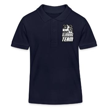 Bergsteiger Team - Kinder Organic Poloshirt Mini Sprinter von Stanley/Stella - Navy - Vorne