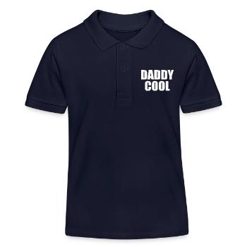 Daddy cool - Kids Organic Polo Shirt by Stanley/Stella - navy - Front