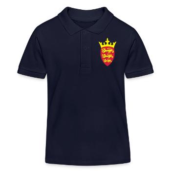 Jersey Crête - Polo enfant bio Stanley/Stella - bleu marine - Devant