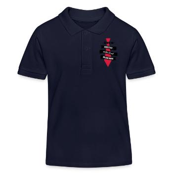 So wie du arbeitest möchte ich mal Urlaub haben - - Kinder Organic Poloshirt Mini Sprinter von Stanley/Stella - Navy - Vorne