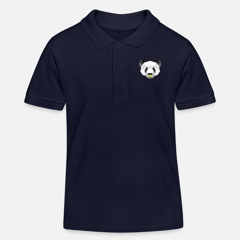 Panda - Kinder Organic Poloshirt Mini Sprinter von Stanley/Stella - Navy
