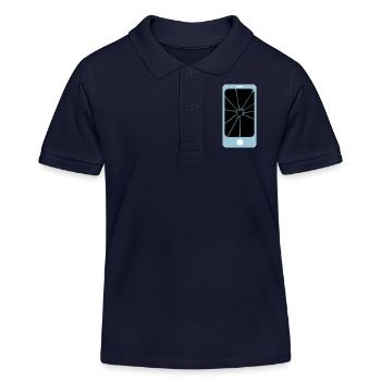 spider app - Polo enfant bio Stanley/Stella - bleu marine - Devant