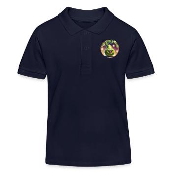 Ich spalte meine Birne - Kinder Organic Poloshirt Mini Sprinter von Stanley/Stella - Navy - Vorne