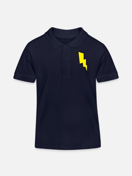 Eclair - Polo enfant bio Stanley/Stella - bleu marine
