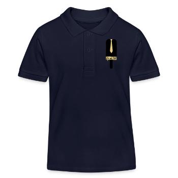 Glace dans le style - Polo enfant bio Stanley/Stella - bleu marine - Devant