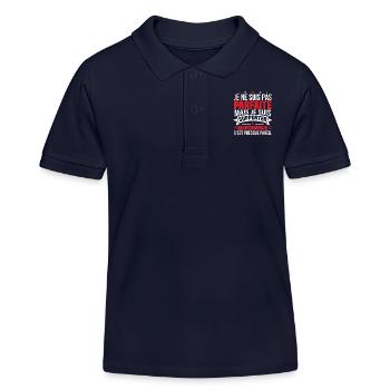 Pas parfaite mais je suis supporter Guingampais - Polo enfant bio Stanley/Stella - bleu marine - Devant