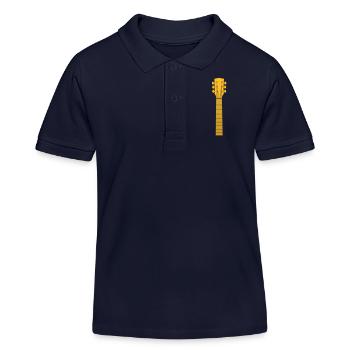 guitar head - Polo enfant bio Stanley/Stella - bleu marine - Devant