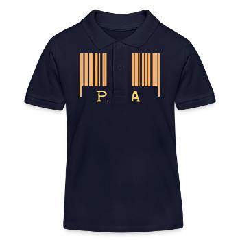 Papa - Kinder Organic Poloshirt Mini Sprinter von Stanley/Stella - Navy - Vorne