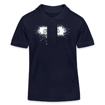 Gift for Ascona - Kids Organic Polo Shirt by Stanley/Stella - navy - Front