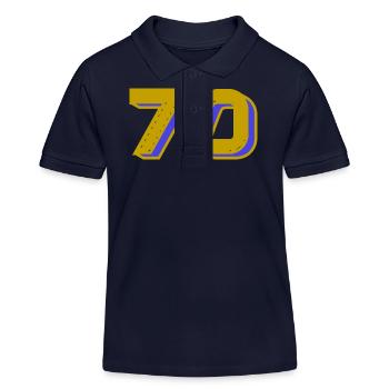 70. 70 YEARS. 70th ANNIVERSARY. 70 YEARS ANNIVERSARY. - Kids Organic Polo Shirt by Stanley/Stella - navy - Front