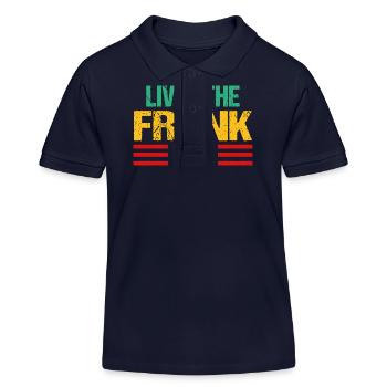 Frank - Kids Organic Polo Shirt by Stanley/Stella - navy - Front