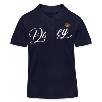 Darcey Nom pour les femmes Enfants Tout-petits - Darcey - Polo enfant bio Stanley/Stella - bleu marine - Devant