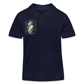 Jésus, Jésus-Christ - Polo enfant bio Stanley/Stella - bleu marine - Devant