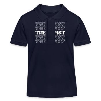 Therapist Counselor Healer Psychotherapist - Kids Organic Polo Shirt by Stanley/Stella - navy - Front