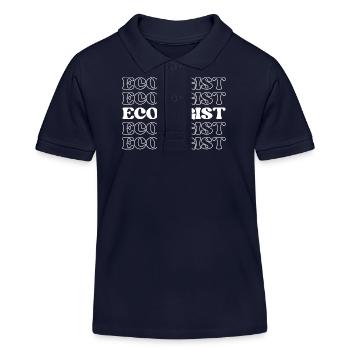 Écologiste Environnementaliste Écologiste - Polo enfant bio Stanley/Stella - bleu marine - Devant