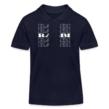 Rabbin Chef Spirituel Chef Religieux Spirituel - Polo enfant bio Stanley/Stella - bleu marine - Devant