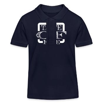 following destiny destiny geek culinary aesthetics - Kids Organic Polo Shirt by Stanley/Stella - navy - Front