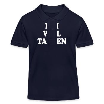 Ich will tanzen - Kinder Organic Poloshirt Mini Sprinter von Stanley/Stella - Navy - Vorne